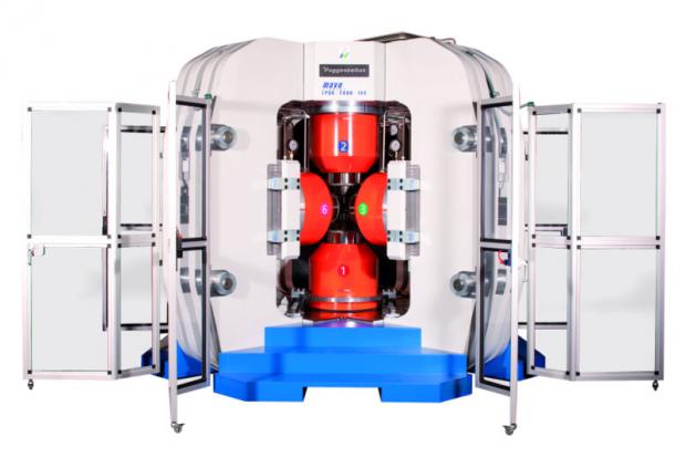 Kubische Vielstempel-Presse